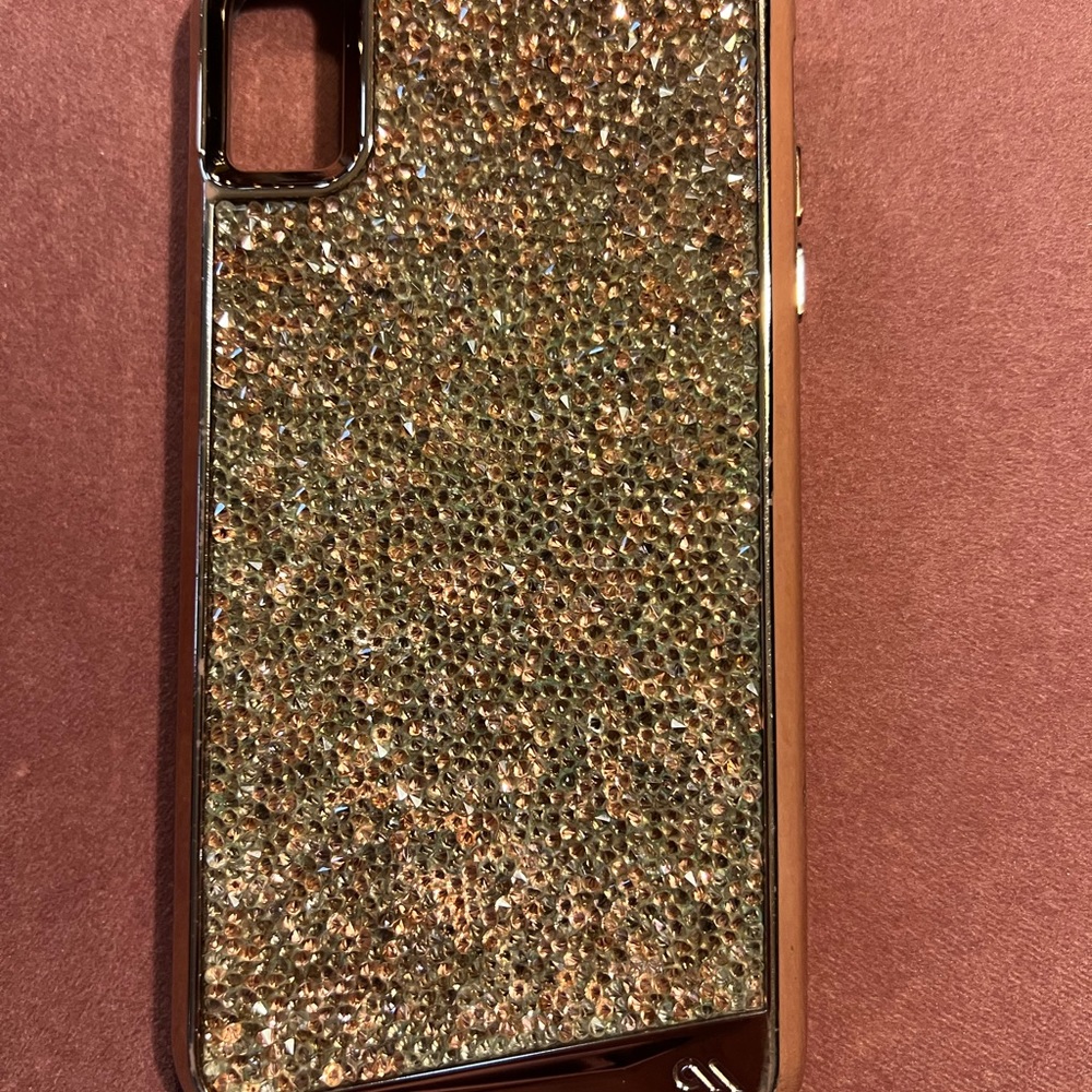 Case-Mate Brilliance Rose Gold Crystal iPhone XS Max Case